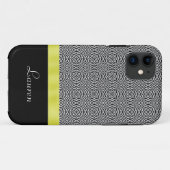 Abstrakter GoldiPhone 5 Schwarzweiss-Kasten Case-Mate iPhone Hülle (Rückseite (Horizontal))