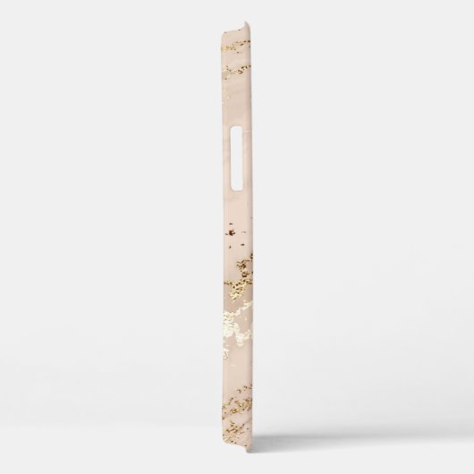 Abstrakter Goldmarmor mit Glitzer-Wellen Case-Mate iPhone Hülle (Rückseite / Rechts)