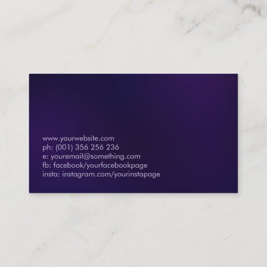 Abstrakter Goldwirbelarm - farbenfrohe Blätter Visitenkarte (Rückseite)