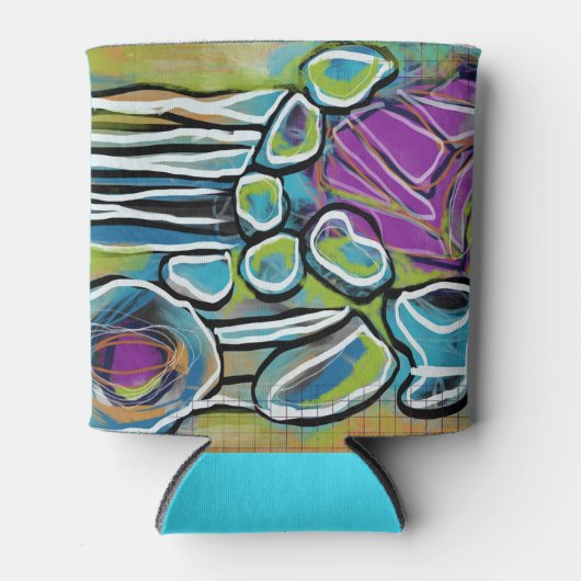 Abstrakter Golf Themed Dose Cooler Dosenkühler (Vorderseite)