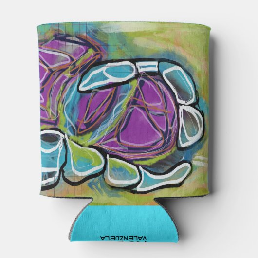 Abstrakter Golf Themed Dose Cooler Dosenkühler (Rückseite)