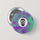 Abstrakter Gorilla-Button Button (Vorne & Hinten)