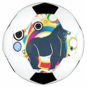 Abstrakter Gorilla Soccer Ball (Vorderseite)