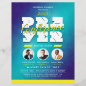 Abstrakter Gottesdienst Flyer (Vorne)