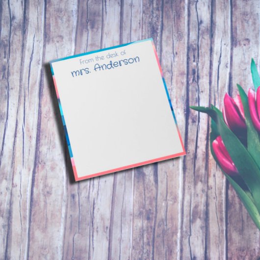 Abstrakter Gradientenstreifen Notizblock