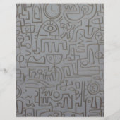 Abstrakter Graffiti-Flyer Flyer (Hinten)