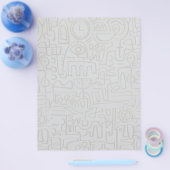 Abstrakter Graffiti-Flyer Flyer (Einzeln)