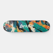 Abstrakter Graffiti Pop Art Collection Skateboard (Horizontal)