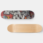 Abstrakter Graffiti - Skateboard (Horizontal)