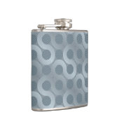 Abstrakter grauer Flusshintergrund Flachmann (Rechts)