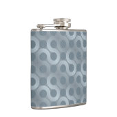 Abstrakter grauer Flusshintergrund Flachmann (Rechts)