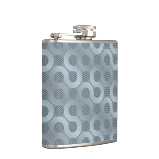 Abstrakter grauer Flusshintergrund Flachmann (Rechts)