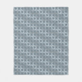 Abstrakter grauer Flusshintergrund Fleecedecke (Vorderseite)