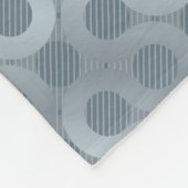 Abstrakter grauer Flusshintergrund Fleecedecke (Ecke)