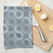 Abstrakter grauer Flusshintergrund Küchentuch (Viertel Falte)