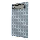 Abstrakter grauer Flusshintergrund Mini Klemmbrett (Gewinkelt2)