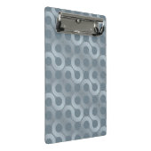 Abstrakter grauer Flusshintergrund Mini Klemmbrett (Schrägansicht)