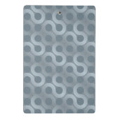 Abstrakter grauer Flusshintergrund Mini Klemmbrett (Rückseite)