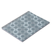 Abstrakter grauer Flusshintergrund Notizblock (Linke Seite)