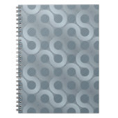 Abstrakter grauer Flusshintergrund Notizblock (Vorderseite)