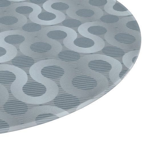 Abstrakter grauer Flusshintergrund Schneidebrett (Ecke)