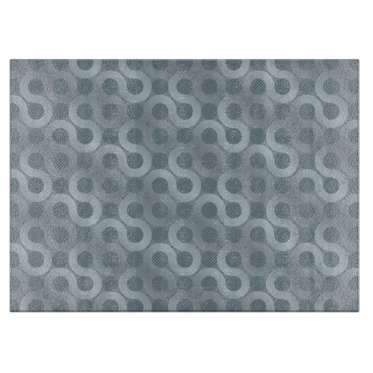 Abstrakter grauer Flusshintergrund Schneidebrett (Vorderseite)