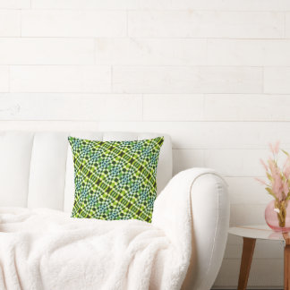 Abstrakter Green Pattern Fun Playful Kissen
