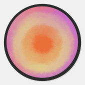 Abstrakter Groovy Sticker (Vorderseite)