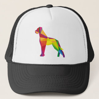 Abstrakter Großhund Truckerkappe