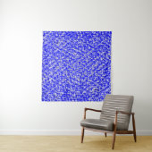 Abstrakter grunblau dunkelstuckfarbener Hintergrun Wandteppich (Beispiel)