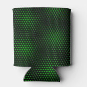 Abstrakter grüner Hintergrund Dosenkühler (Rückseite)