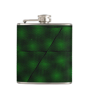 Abstrakter grüner Hintergrund Flachmann