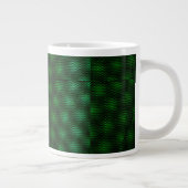 Abstrakter Grüner Hintergrund Jumbo-Tasse (Rechts)