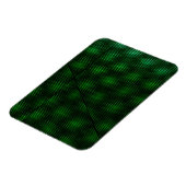 Abstrakter grüner Hintergrund Magnet (Linke Seite)