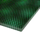 Abstrakter grüner Hintergrund Schneidebrett (Ecke)