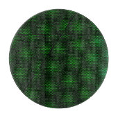 Abstrakter grüner Hintergrund Schneidebrett (Vorderseite)