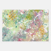 Abstrakter grüner Jeden Anlaß Geschenkpapier Set (Vorderseite 2)