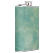 abstrakter grüner Marmor Flachmann (Rechts)