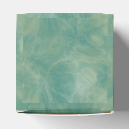 abstrakter grüner Marmor Geschenkschachtel (Oben)