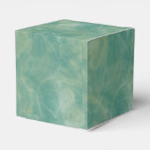 abstrakter grüner Marmor Geschenkschachtel (Rückseite)