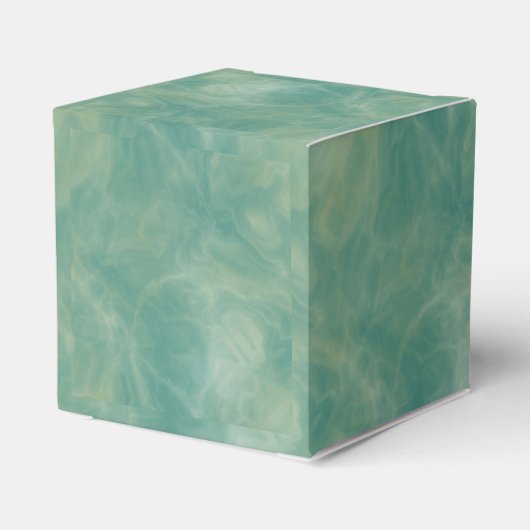 abstrakter grüner Marmor Geschenkschachtel (Rückseite)