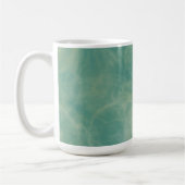 abstrakter grüner Marmor Kaffeetasse (Links)
