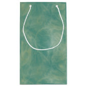 abstrakter grüner Marmor Kleine Geschenktüte (Rückseite)