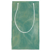 abstrakter grüner Marmor Kleine Geschenktüte (Vorderseite)