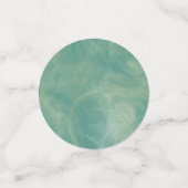 abstrakter grüner Marmor Konfetti (Klein Vorderseite)