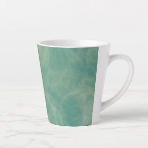 abstrakter grüner Marmor Milchtasse