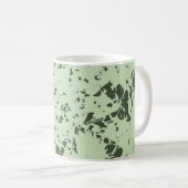 Abstrakter grüner Marmor mit farbigen Farbabstrich Kaffeetasse (VorderseiteRechts)