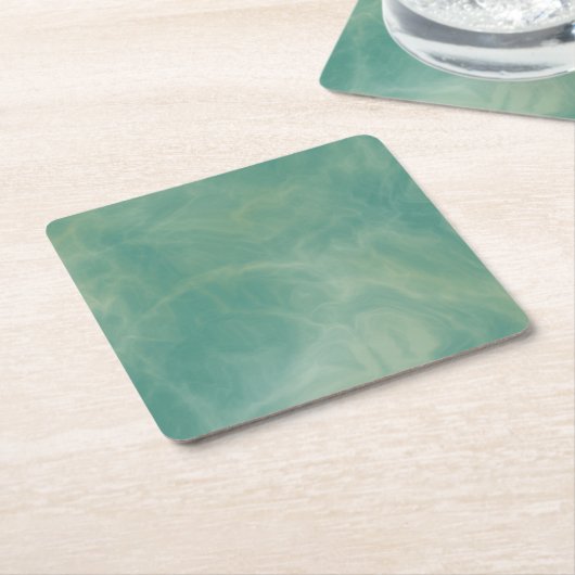 abstrakter grüner Marmor Untersetzer (angewinkelt)