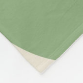 Abstrakter Grüner Streifen Moderner Frühling Somme Fleecedecke (Ecke)