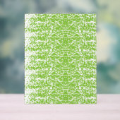 abstrakter, grüner und weißer Hintergrund Acrylschild (Neutral)